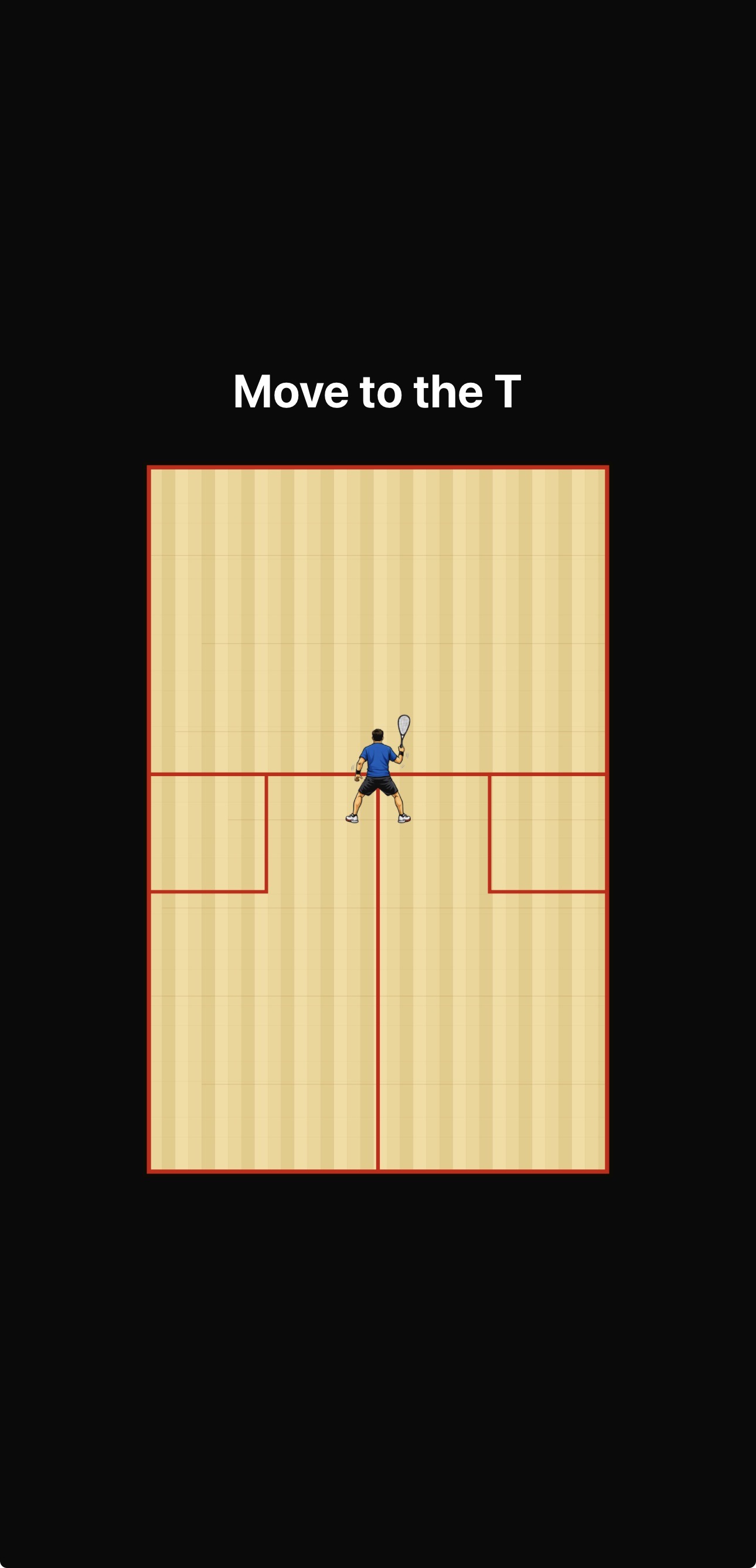 Active training session showing court positions